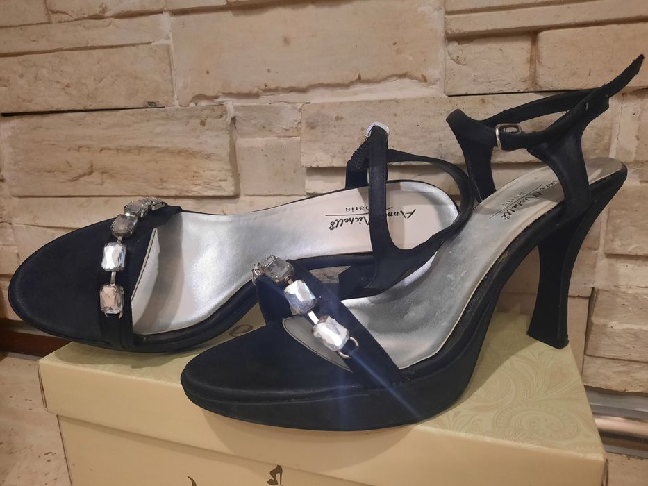 Sandale elegante, din satin/piele cu platforma si sandale casual 39/40