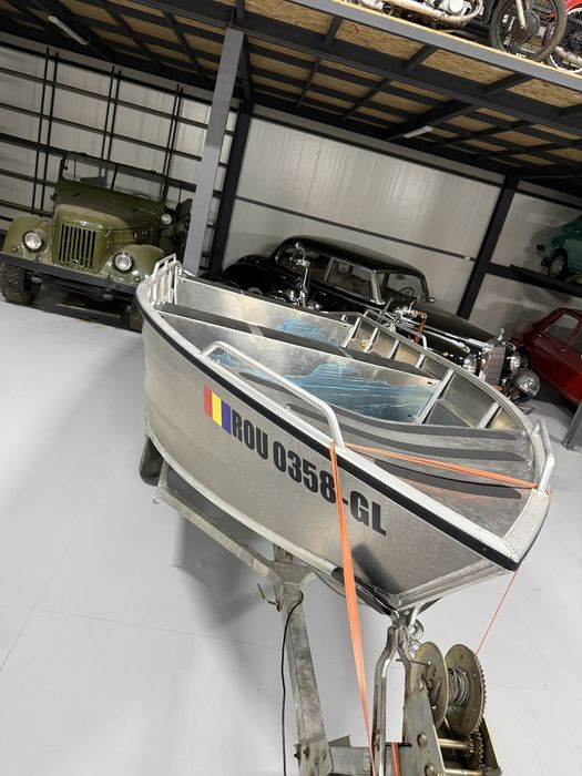 Vand barca aluminiu 5,2m motor 25cp yamaha