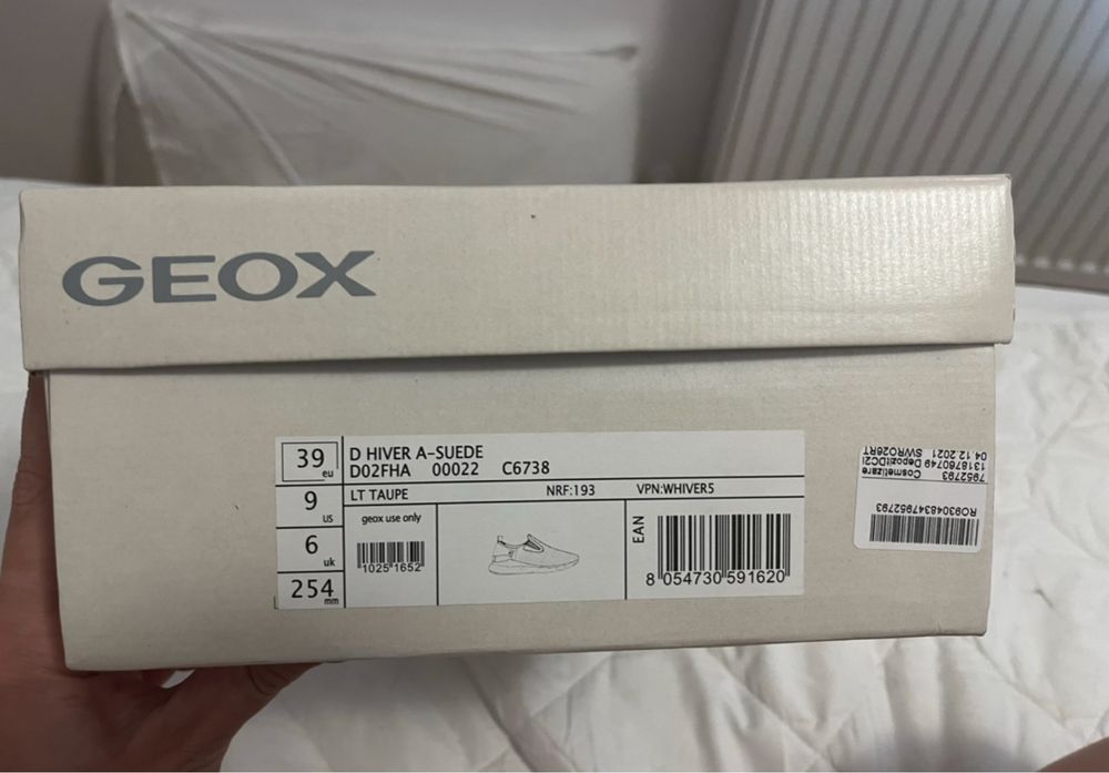 Geox Respira noi cu eticheta espandrile bej dama femei