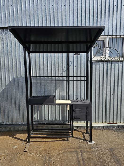 Продам мангал с печью под казан