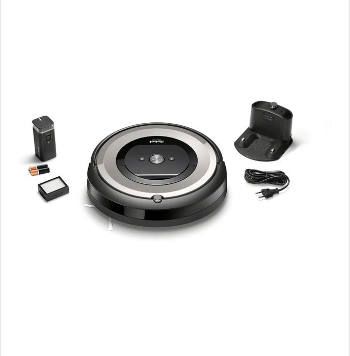 Aspirator robot iRobot Roomba E5, Wi-Fi, 33 W, Argintiu, 43 kWh/an