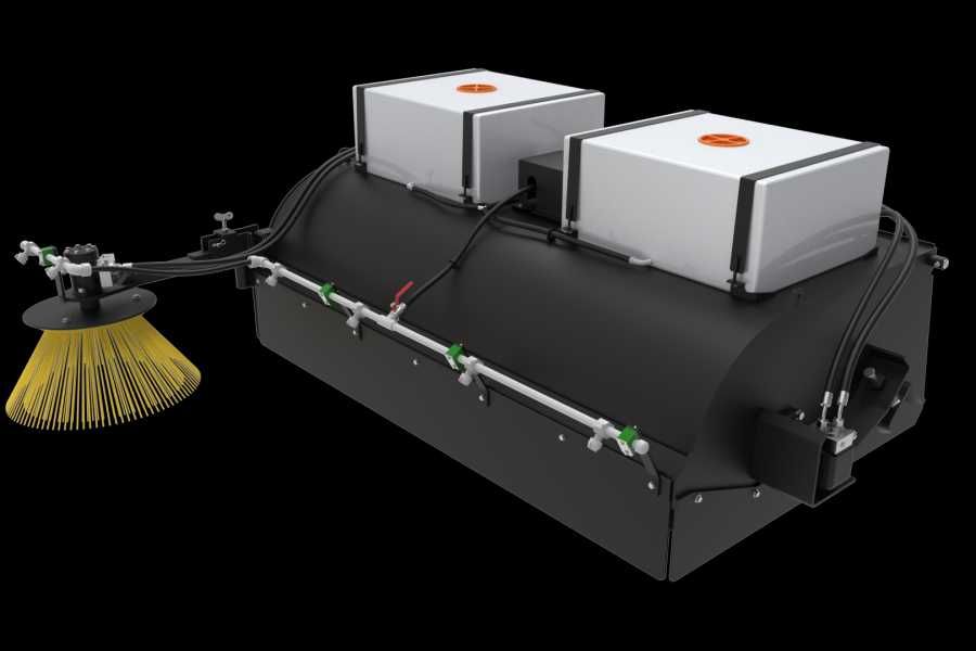 Perie asfalt Kovaco 1000-1400 mm Bobcat Caterpillar JCB Volvo Komatsu Wacker Neuson skid steer mini incarcator