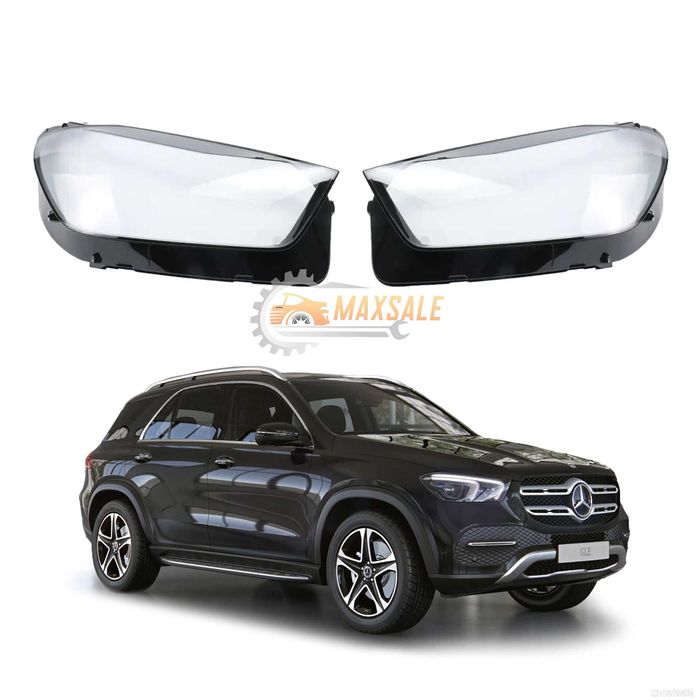 Капаци фарове Mercedes 167 GLE300 GLE350 (18-21) фар Мерцедес комплект
