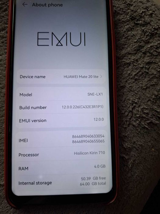 Huawei Mate 20 light