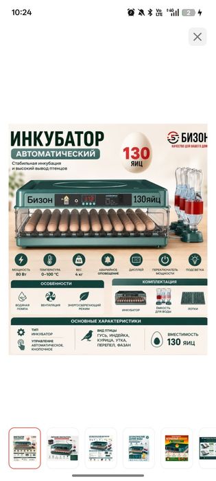 Инкубатор для яиц новый