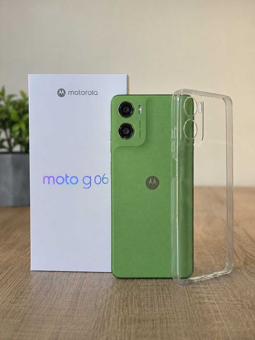 Motorola g 06 - НОВ с калъф! Неразопакован.