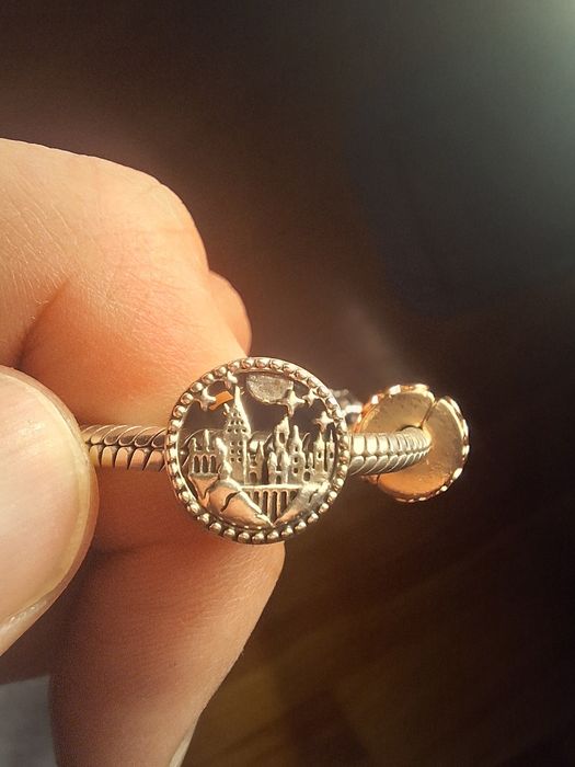 Bratara pandora argint + selectie 9 charmuri