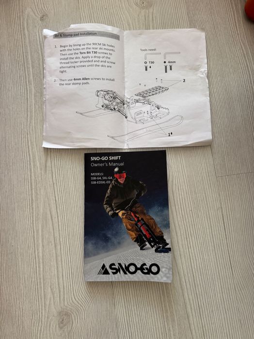 Sno-Go Зимен Ски байк