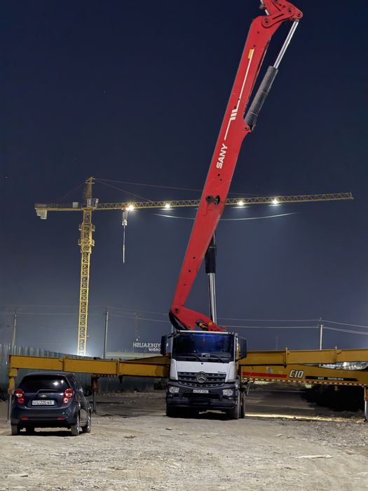 Beton nasos, avtobetononasos, nasos pauk 38 metrlikdan 75 metrlikgacha