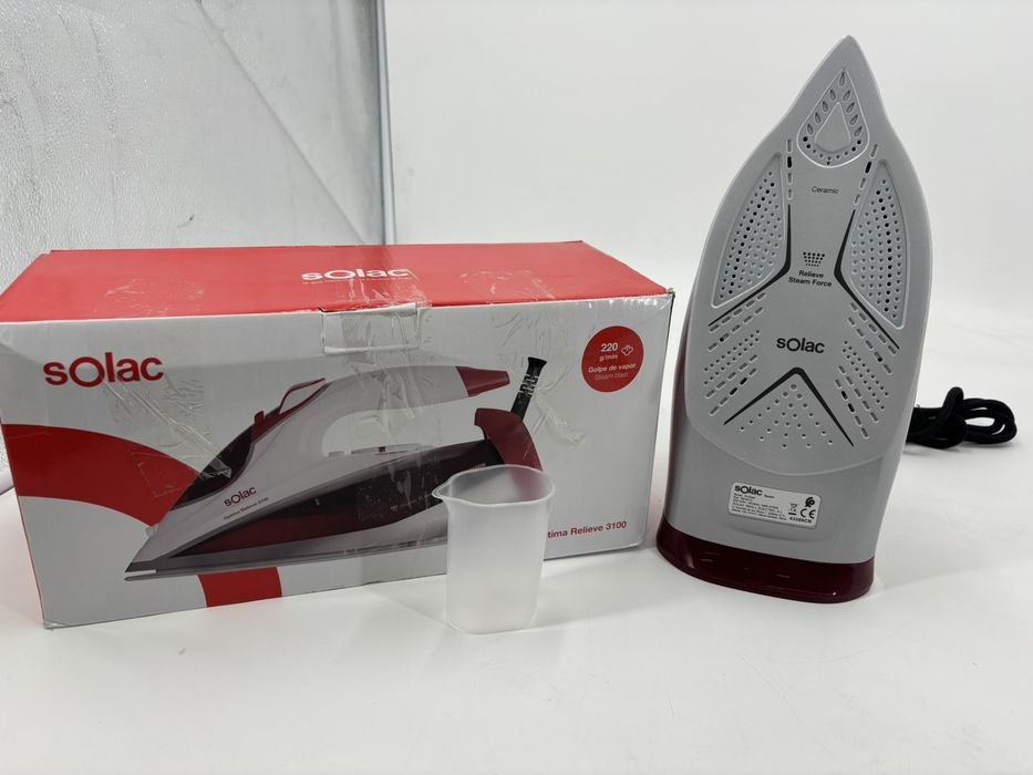 Чисто нова парна ютия Solac Optima Relieve 3100 (модел PV2040). парна ютия Solac Optima Relieve 3100 (модел PV2040). 
Мощност и производителност: Разп