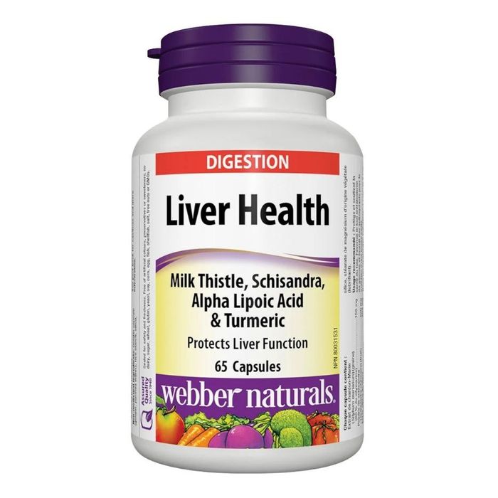 Расторопша Капсулы для Печени webber naturals Liver Health Capsules