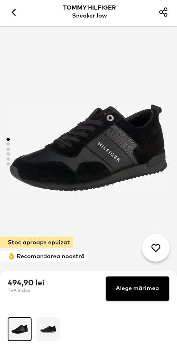 Sneakers Tommy Hilfiger Black
Mărimi: 41, 42, 43