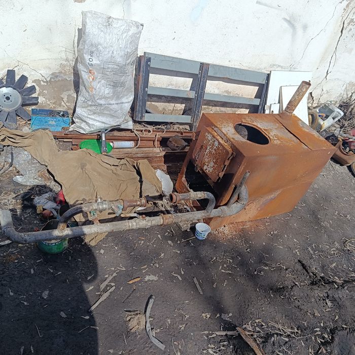 Котел, регистры, радиаторы (60 тыс.)