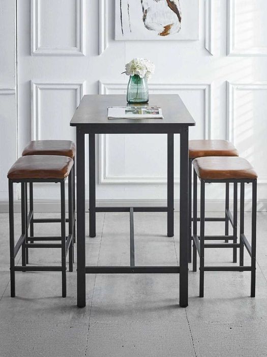 Обеденный стол на 4 человека, 1 стол, 4 стула