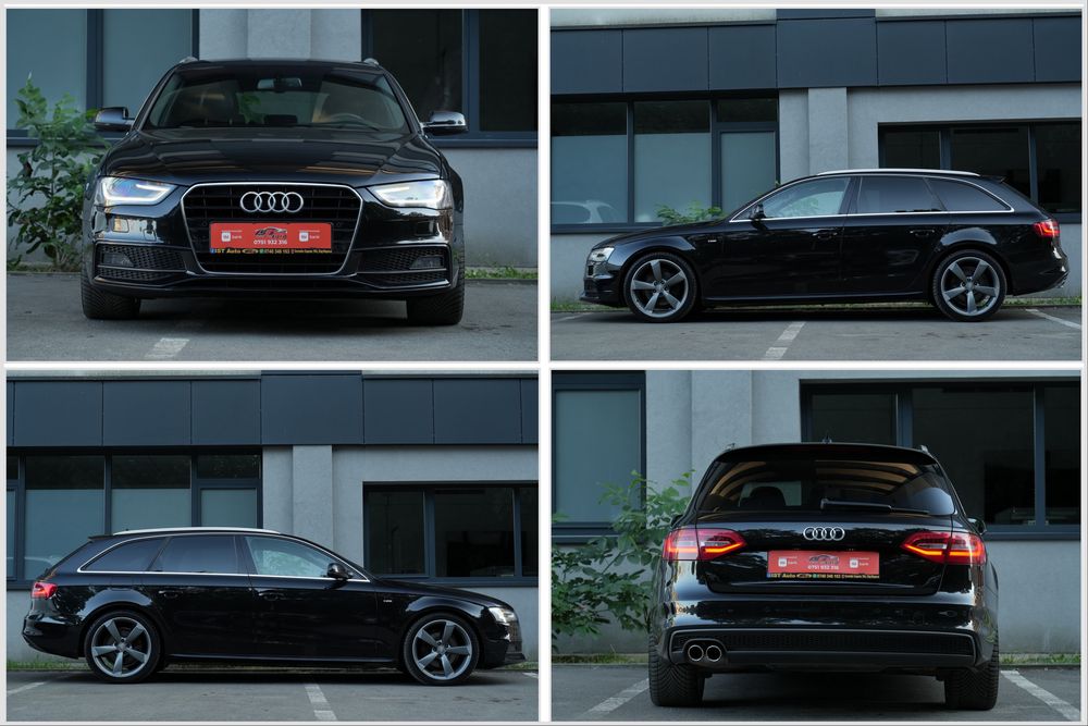 Audi A4 3xS-Line 2015 2.0Diesel 150cp Euro6 • 12Luni Garantie Motor Cutie • Transport Gratuit la Domiciliu • Istoric Audi Complet • Rate Tbi/Unicredit