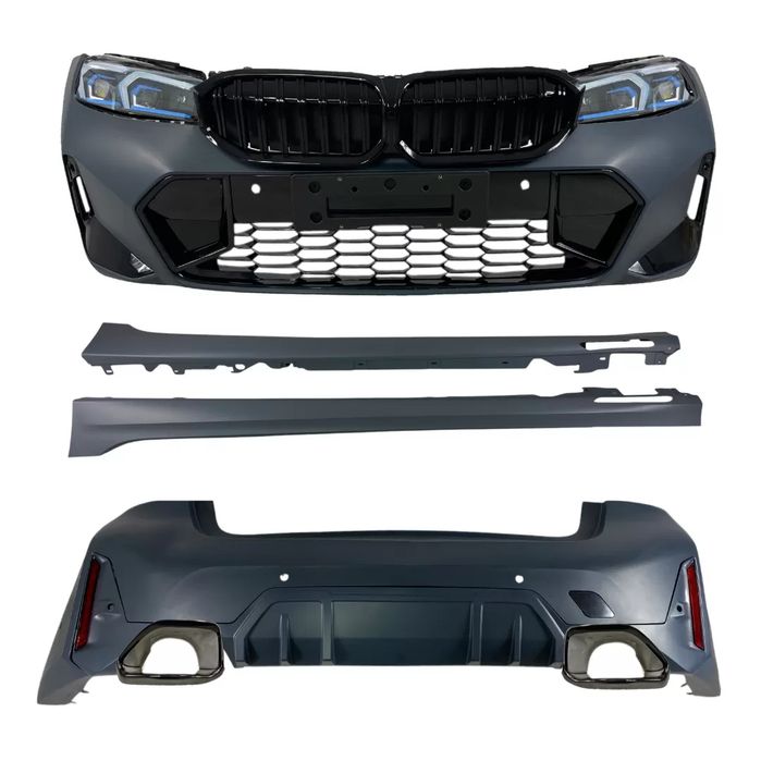 Боди кит М пакет за BMW G20 (2019-2021) - M-Tech дизайн конверсия към G20 facelift LCI Design (2022+)