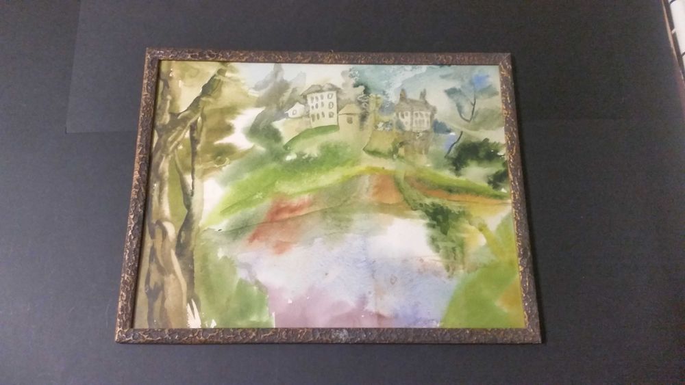 2 големи пейзажа, рисувани с акварелни бои. По 19 лева.