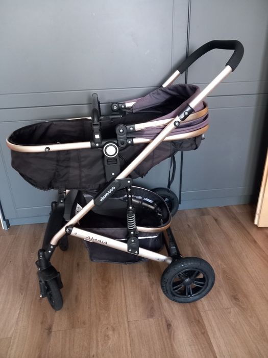Carucior transformabil 3 în 1 KikkaBoo Amaia  Dark Grey