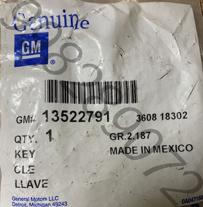 Chevrolet Cobalt пульт оригинал GM100% + программирование