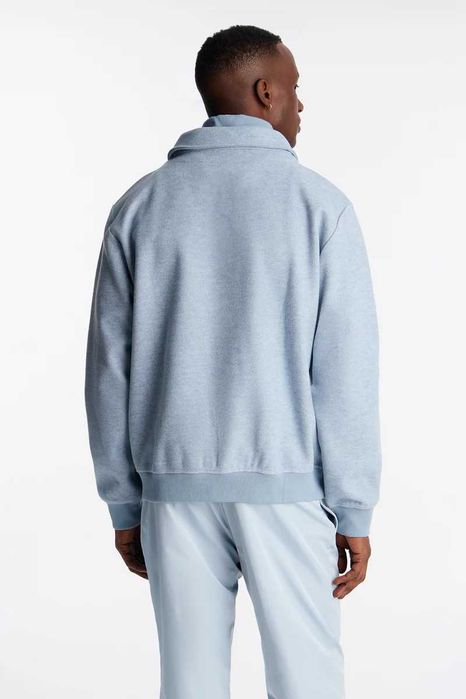Мъжки пуловер / суитшърт с цип – Layered Edit – Син - Нов