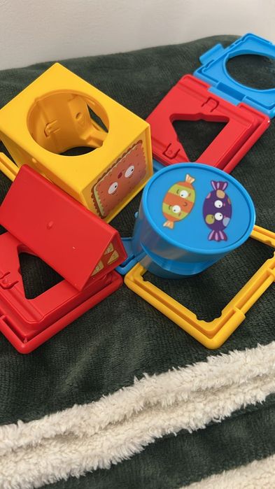 Деревянные кубики б/у