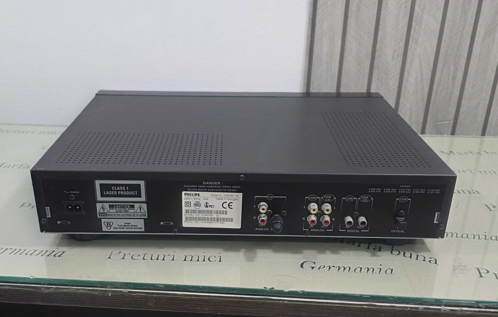 Philips CRD765 Black DVD Player Dolby Digital DTS