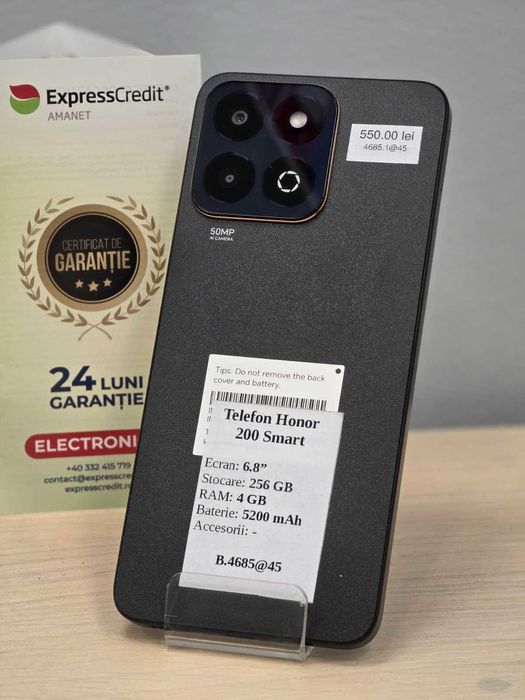 Honor 200 Smart 5G [Ag45 B.4685] - Garantie 2 ani
