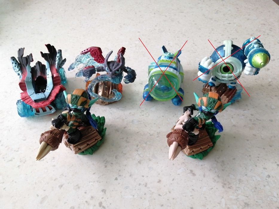Lot figurine Skylanders Trap Team, Superchargers