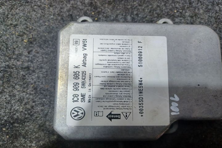Calculator airbag 1C0909605K Volkswagen VW Polo a 4-a generatie 9N