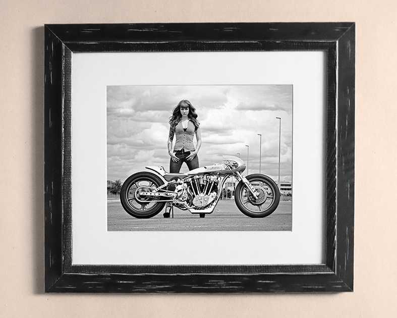 Мото. Harley-Davidson. Картина.