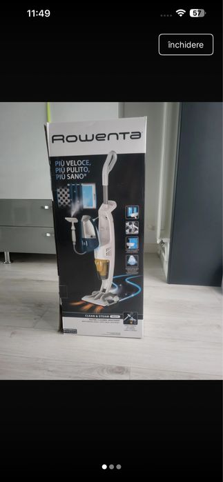 Aspirator vertical cu abur Rowenta