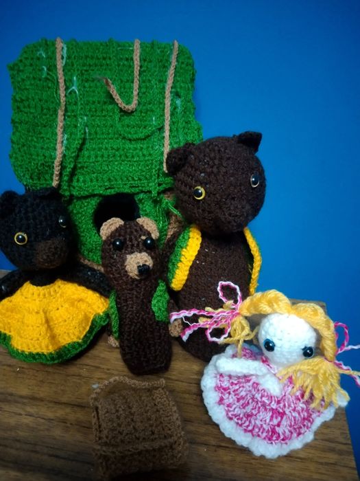 Кукольный театр пальчиковый Сказка Три медведя