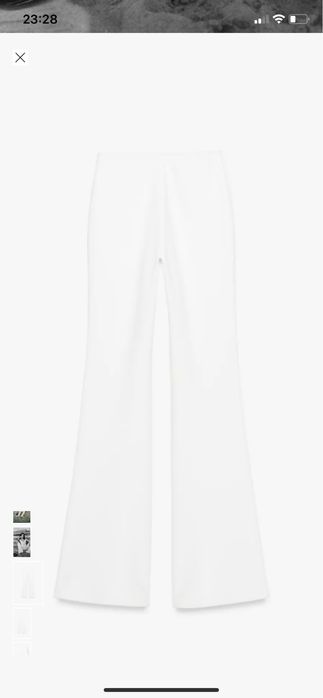 Zara брюки высокая посадка