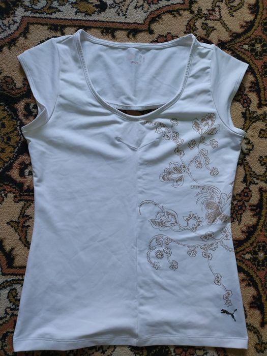 Puma. M. Fitness, running. Maieu (maiou) alb.