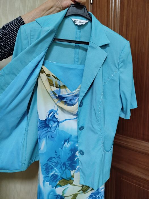 Платье сарафан с жакетом 44-46р