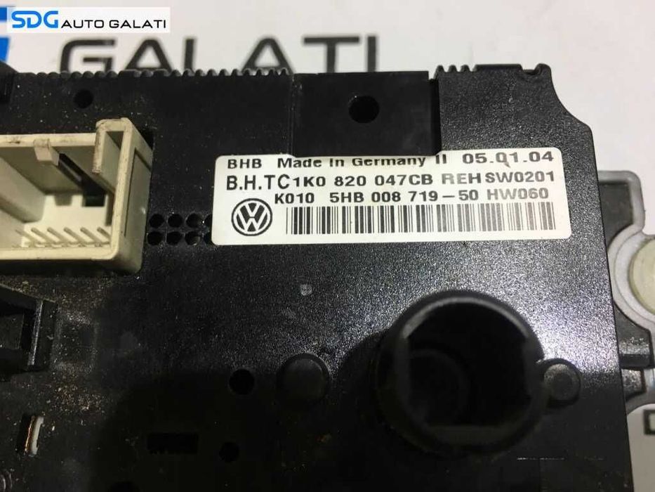 Panou Comanda AC Clima Skoda Octavia 2 2004 - 2013 Cod 1K0820047CB [1071]
