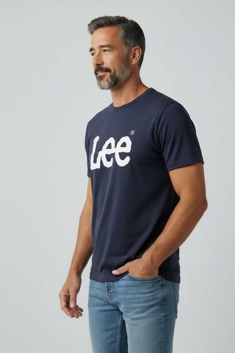 Мъжка тениска, LEE, Navy Blue