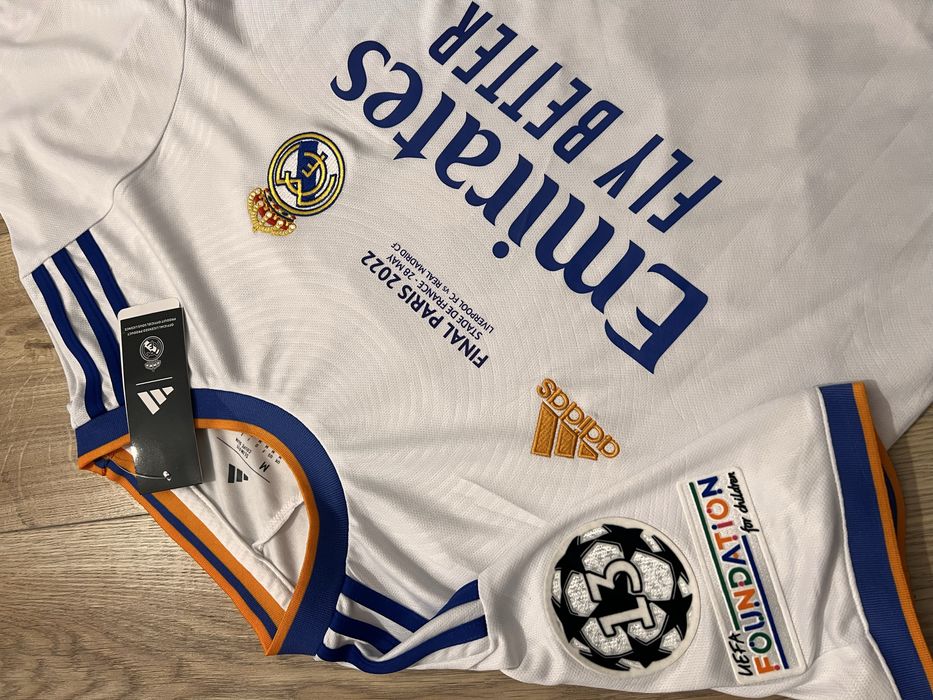 Tricou de fotbal Real Madrid Toni Kroos 8 finala Champions League 2022 Marime M Adidas nou