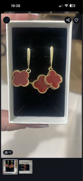 Серьги ванклиф новый