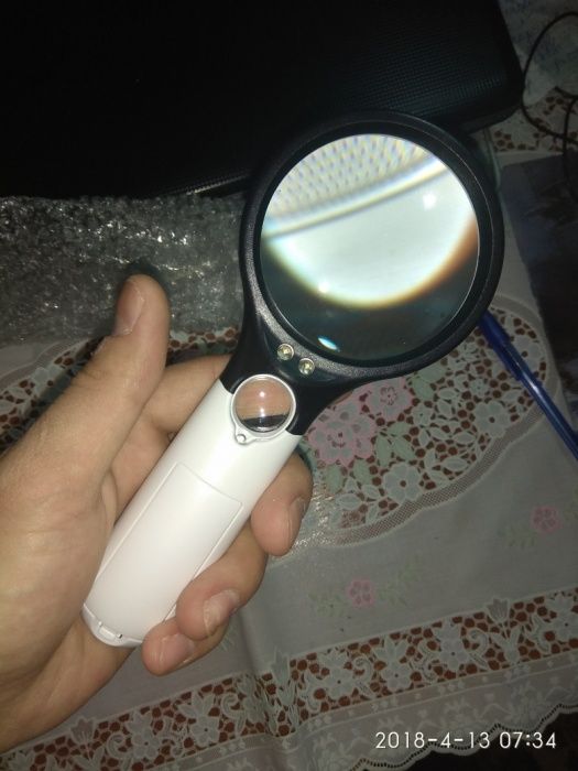 Лупа для увеличенного просмотра.