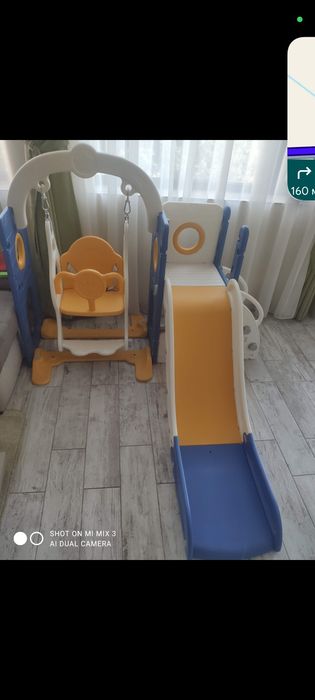 Бебешка/детска пързалка с люлка