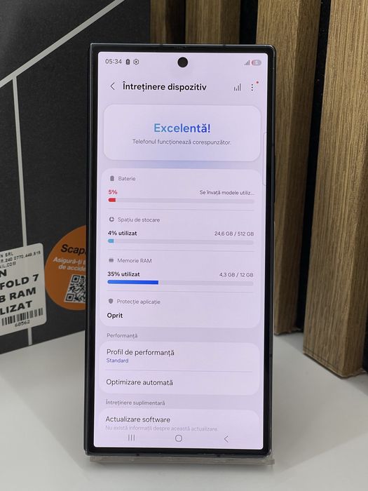 Samsung Z Fold 7 512Gb 12Gb ram Garantie / Factura #60562