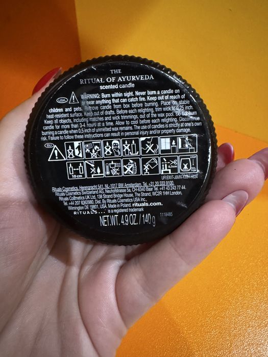 Lumânare parfumată trandafir indian + ulei migdale dulci