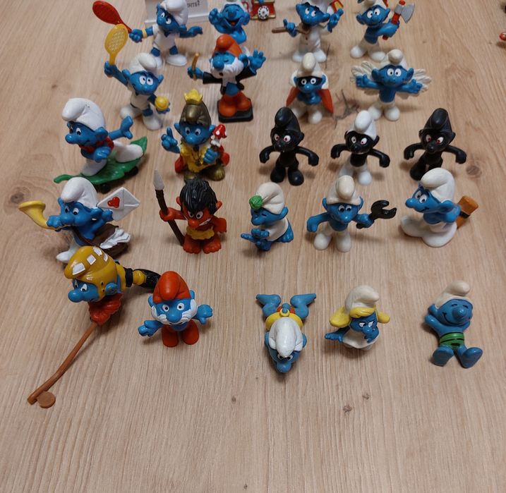 Колекционерски фигурки Смърф, made in Western Germany.