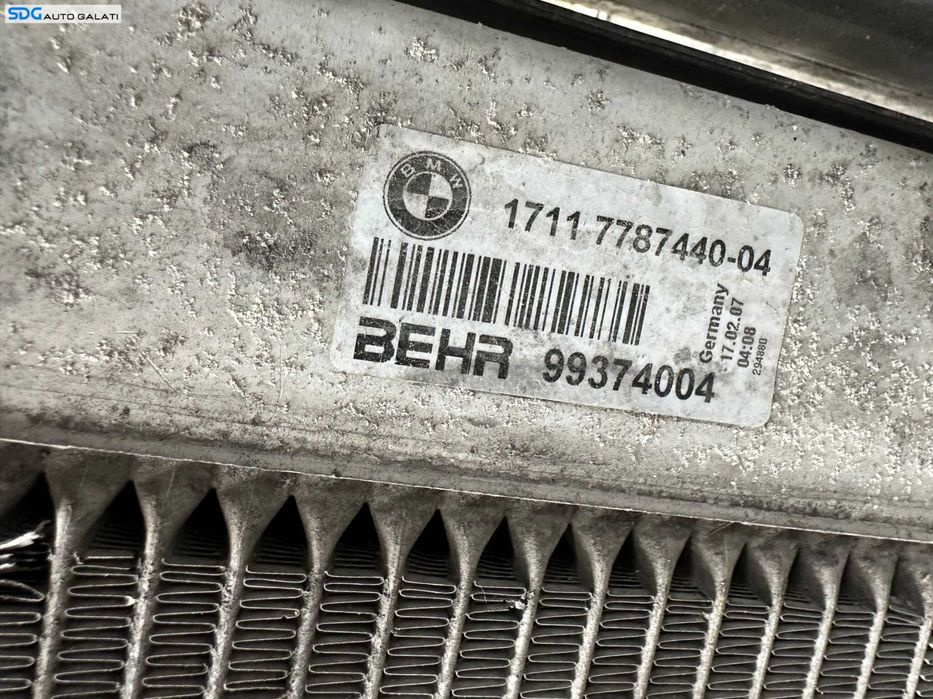 Radiator Racire Apa Antigel BMW Seria 5 E60 E61 2.0 D M47 M47N2 2003 - 2010 Cod 7787440 [C7166]