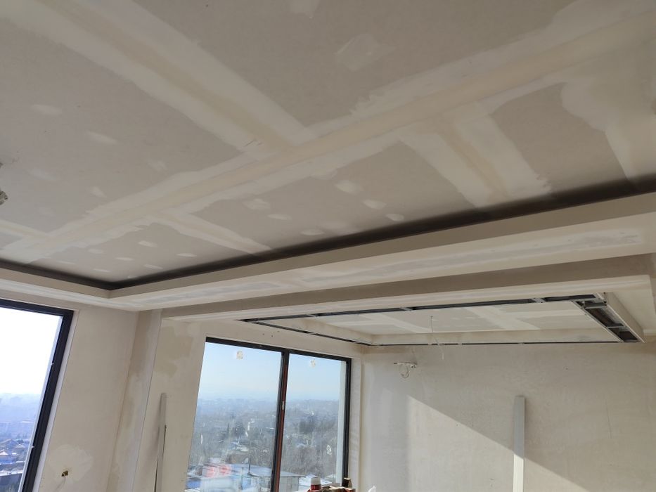 Услуги от гипсокартон, монтаж на дограми