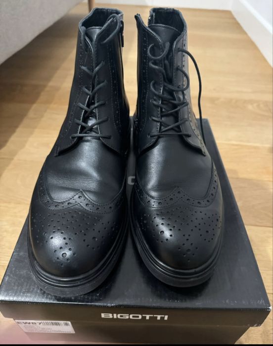 Ghete barbati casual Bigotti din piele