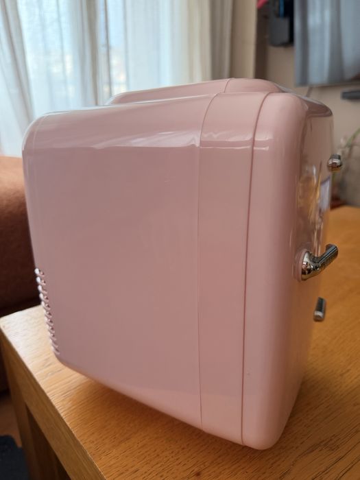 Преносим мини хладилник Meloni, розов, отопление/охлаждане