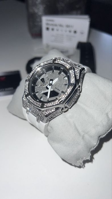 Casio G-Shock GA-2100 Frosted Silver Custom Edition