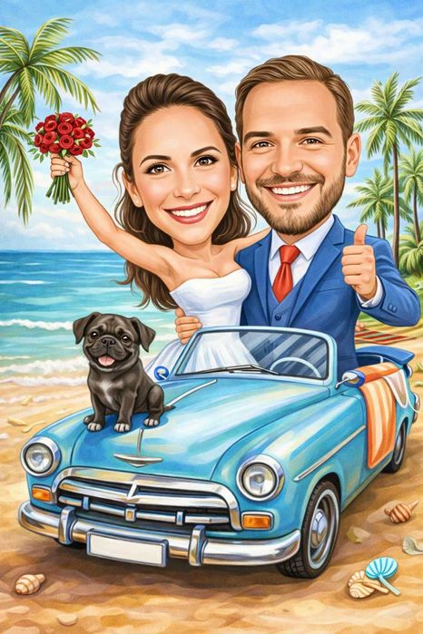 Персонализиран подарък Карикатура / Шарж по снимка Оригинален подарък